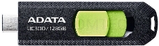 Флеш Диск A-Data 128Gb Type-C UC300 ACHO-UC300-128G-RBK/GN USB3.2 черный/зеленый