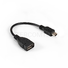 Кабель OTG USB 2.0 ExeGate EX-OTG-USB2-AFminiBM5P-0.15 (AF/miniBm 5P, 0,15м)