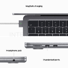 Ноутбук Apple MLXW3LL/A ENGKBD MacBook Air 13.6 A2681 M2 8 core 8Gb SSD256Gb/8 core GPU IPS (2560x1664)/ENGKBD Mac OS grey space WiFi BT Cam (Английская клавиатура)