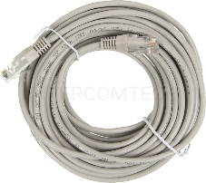 Кабель Патч-корд Lanmaster UTP TWT-45-45-10-GY вилка RJ-45-вилка RJ-45 кат.5е 10м серый ПВХ (уп.:1шт)