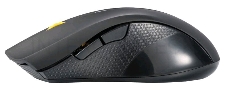 Мышь Oklick 495MW черный/золотистый Мышь оптическая (1600dpi) беспроводная USB (6but)