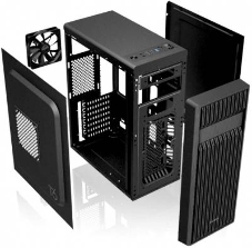 Корпус Zalman ZM-T6 черный без БП mATX 1xUSB2.0 1xUSB3.0 audio bott PSU