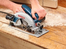 Пилы электрические сабельные, ленточные, Лобзики Bosch GKS 190 0601623000 Пила дисковая {1200 Вт, 190х30мм, 66мм, 4,2кг, коробка}