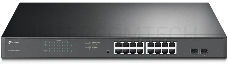 Коммутатор 16-port Gigabit PoE Easy Smart switch, 802.3af on ports 1-16, PoE budget 192 watts, desktop and rack-mountable