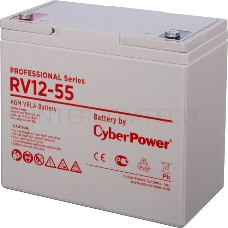 Батарея PS CyberPower Professional series RV 12-55 / 12V 60Ah operational life 12 years