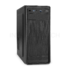 Корпус Miditower ExeGate XP-332UC (ATX, без БП, 2*USB3.0+1*TypeC, аудио, черный)