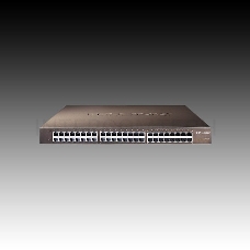 Сетевой коммутатор  TP-Link SMB TL-SG1048 Коммутатор 48-port Gigabit Switch, 1U 19-inch rack-mountable steel case