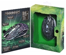 Мышь Oklick 905G черный оптическая (3200dpi) USB игровая (5but)