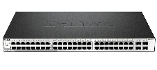 Сетевое оборудование D-Link DGS-1210-52/ME/A1A/FTA1A PROJ управляемый  коммутатор, стальной корпус,  with 48 10/100/1000Base-TX, with 4  SFP