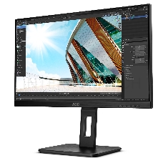 МОНИТОР 27 AOC U27P2 Black с поворотом экрана (4K, IPS, 3840x2160, 4 ms, 178°/178°, 350 cd/m, 50M:1, +HDMI 2.0, +Displa