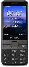 Мобильный телефон Philips E590 Xenium 64Mb черный моноблок 2Sim 3.2 240x320 2Mpix GSM900/1800 GSM1900 MP3 microSD