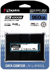 Твердотельный накопитель Kingston 960GB DC1000B M.2 2280 NVMe R/W 3400/925MB/s IOPs 199 000/25 000, 1095 TBW, DWPD 0.6 (5 лет)