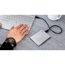 Внешний жёсткий диск WD My Passport Ultra (Metal Edition) WDBC3C0020BSL-WESN 2TB 2,5 USB 3.1/USB-C silver (E1B)