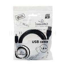 Кабель Gembird PRO CCP-USB2-AM5P-6 USB 2.0 кабель для соед. 1.8м  А-miniB (5 pin)  позол.конт., пакет