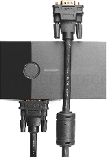 Кабель Greenconnect SVGA 15.0м чёрный, позолоченные контакты, ферритовые кольца, OD8.0mm. 15M / 15M Premium GCR-VM2VM2-15.0m, 28/28 AWG, двойной экран Greenconnect Кабель SVGA 15.0м чёрный, позолоченные контакты, ферритовые кольца, OD8.0mm. 15M / 15M Prem