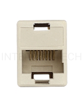 Проходной адаптер RJ-45, категория 5e (8P8C), 2 розетки RJ-45, Aopen, 10 шт в упаковке (ACT251)