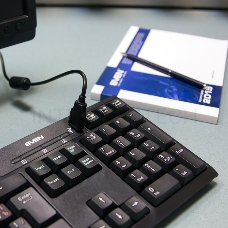 Клавиатура Keyboard SVEN Standard 304 USB+HUB чёрная