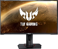 Монитор LCD 27 ASUS VG27VQ игровой монитор 27 для киберспорта, Full HD (1920х1080), до 144 Гц, DVI, DisplayPort, HDMI, подсветка Aura, адаптивная синхронизация FreeSync