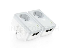Сетевой адаптер TP-Link TL-PA4020PKIT Сетевое оборудование / PowerLine /  Ethernet adapter / TP-Link / TL-PA4020PKIT / 500Mbps, 2 Ethernet порта, розетка, 2 шт в упаковке, 100Mbps Fast Ethernet, HomePlug AV
