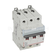 Выключатель автоматический модульный 3п C 20А 6кА DX3-E Leg 407292