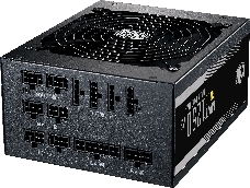 Блок питания Power Supply Cooler Master MWE Gold V2 (model name: MPE-C501-AFCAG), 1250W, ATX, 140mm, 24+4pin, 12xSATA, 8xPCI-E(6+2), APFC, 80+ Gold, w/UK Cable, Full Modular, OEM Version