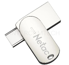 Флеш Диск Netac U785 16Gb <NT03U785C-016G-30PN>, USB3.0+TypeC, металлическая