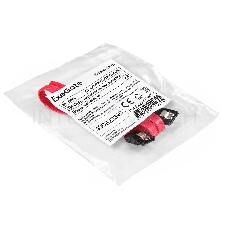 Кабель SATA ExeGate EX-CC-SATA-DATA-0.8L (7pin/7pin, металлические защелки, 0,8м)