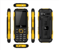 Мобильный телефон F+ PR240 black-yellow