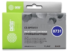 Картридж струйный Cactus CS-EPT0731 черный для Epson Stylus С79/ C110/ СХ3900/ CX4900/ CX5900 (11,4m