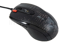 Мышь A4Tech F5(-1) (Black) V-track, 400-3000dpi 5 mod, 7 кн, 160kb memory, 30G/sec, 125-1000hz USB, key 3ms