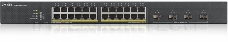 Коммутатор ZYXEL XGS1930-28HP Hybrid Smart L2+ switch PoE+ Zyxel Nebula Flex, 24xGE PoE+, 4xSFP+, budget PoE 375W, Standalone / cloud management