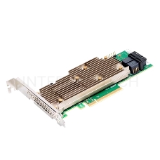Контроллер MegaRAID 9460-8I SGL (05-50011-02), PCIe 3.1 x8 LP, SAS/SATA/NVMe, RAID 0,1,5,6,10,50,60, 8port(2 * int SFF8643), 2GB Cache, 3508ROC