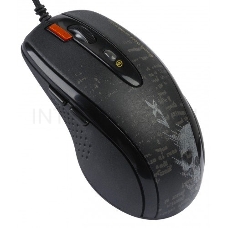 Мышь A4Tech F5(-1) (Black) V-track, 400-3000dpi 5 mod, 7 кн, 160kb memory, 30G/sec, 125-1000hz USB, key 3ms