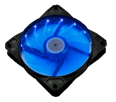 Вентилятор Digma DFAN-LED-BLUE 120x120x25mm 3-pin 4-pin (Molex)23dB 115gr LED Ret