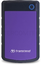 Внешний жесткий диск 4.0Tb Transcend Portable HDD StoreJet 2.5 (TS4TSJ25H3P) USB3.0 Durable anti-shoc