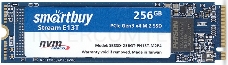 Накопитель SSD M.2 Smartbuy 256Gb Stream E13T <SBSSD-256GT-PH13T-M2P4> (PCI-E x4, up to 1700/1150MBs, NVMe, 3D TLC, PS5013T, 22х80мм)