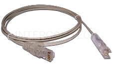 Кабель Патч-корд Lanmaster UTP LAN-45-P1-2m вилка RJ-45-110 2м серый ПВХ (уп.:1шт)