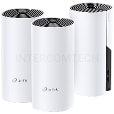 Бесшовный Mesh роутер TP-Link Deco M4 (DECO M4(3-PACK)) AC1200 10/100/1000BASE-TX (упак.:3шт)