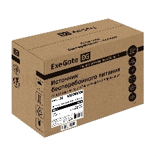 ИБП ExeGate SpecialPro Smart LLB-500.LCD.AVR.2SH.USB <500VA/300W, LCD, AVR, 2*Schuko, USB, Black>