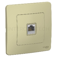 Розетка компьютерная СП BLANCA RJ45 кат.5e беж. SchE BLNIS045007