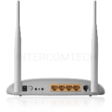 Сетевое оборудование TP-Link SOHO TD-W8961N(RU) 300 Мбит/с, 2T2R, ADSL2/ADSL+, Annex A, 4 порта 100 Мбит/с