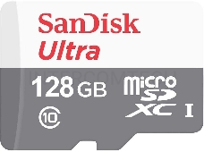 Флеш карта microSD 128GB SanDisk microSDXC Class 10 Ultra UHS-I 100MB/s