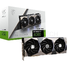 Видеокарта MSI RTX4080 16GB SUPRIM X NVIDIA GeForce RTX 4080 16384Mb 256 GDDR6X 2625/22400 HDMIx1 DPx3 HDCP Ret