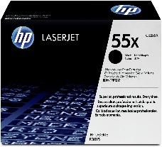 Тонер-картридж HP CE255X черный для LaserJet P3015/P3015d/P3015dn/P3015x 12500 стр.