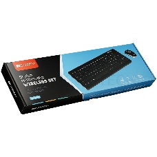 Клавиатура + мышь беспроводная Canyon wireless combo-set, (комплект), Черный CNS-HSETW3-RU