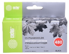 Картридж струйный Cactus CS-PGI480XXLBK черный (24.4мл) для Canon Pixma TR7540/TR8540/TS6140/TS8140