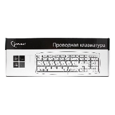 Клавиатура Gembird KB-8351U-BL, черный, USB, 104 клавиши