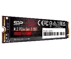 Накопитель SSD M.2 Silicon Power 1.0TB UD80 <SP01KGBP34UD8005> (PCI-E 3.0 х4, up to 3400/3000MBs, 3D TLC, NVMe 1.3, 600TBW, 22х80mm)