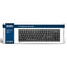 Клавиатура Keyboard SVEN Standard 303 Power USB+PS/2 чёрная SV-03100303PU