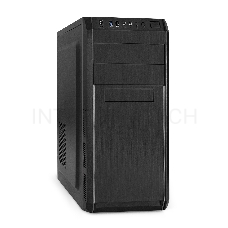 Корпус Miditower ExeGate XP-334UC (ATX, без БП, 1*USB+1*USB3.0+1*TypeC, аудио, черный)